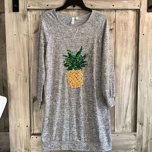 Tacera Sequin Pineapple Dress